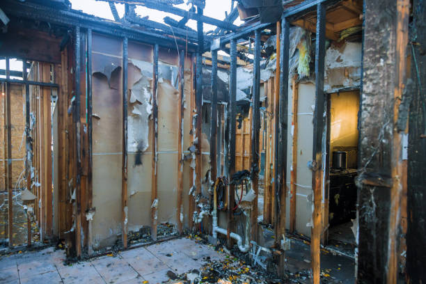 Professional Fire Damage Removal technician working in Richmond, MN